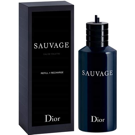 dior sauvage parfum refill bottle|dior sauvage refill 100ml.